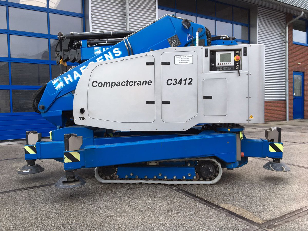 Compacte krachtpatser! Reedyk Compactcrane C3412 toegevoegd aan assortiment. Een combinatie van kleine afmetingen met een groot hijsbereik!