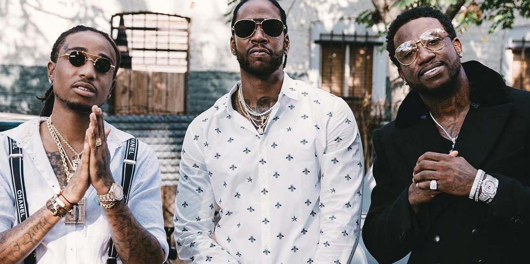 HYPEBEAST's tweet photo. .@2chainz, @gucci1017 &amp; @QuavoStuntin drop music video for "Good Drank."
https://t.co/2YRX5kOEzm https://t.co/QA1aHZNd7G