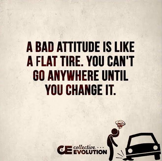CollectiveEvol's tweet photo. A flat tire could be a blessing, it's all about perspective! https://t.co/xtQ7oQSze9