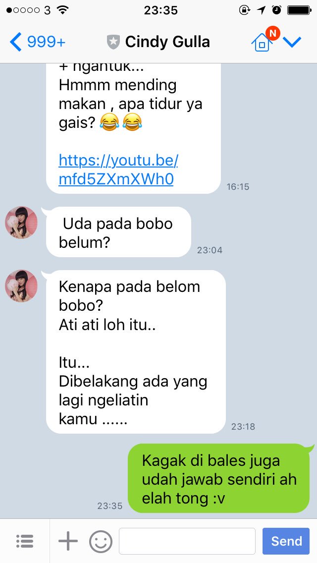 DedeMyusuf_'s tweet photo. @Cindygulla0 segitu jomblonya kah kamu 😂 https://t.co/a0irGQPPTK