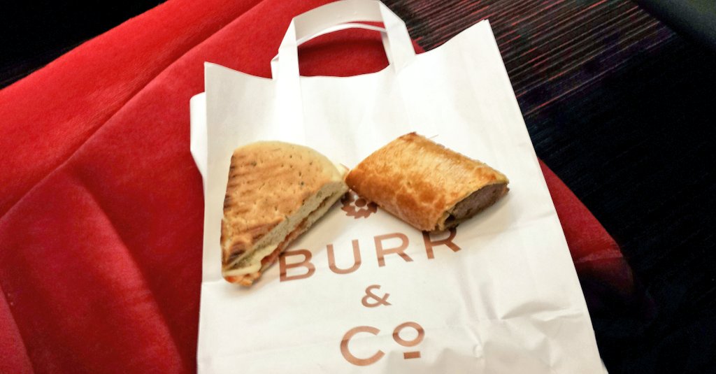 GemmaHarrison27's tweet photo. Heading back to London on @Virgin_TrainsEC with #trainbuffet from my favourite Edinburgh coffee shop @BurrCoCoffee https://t.co/7M1LA0X4DL