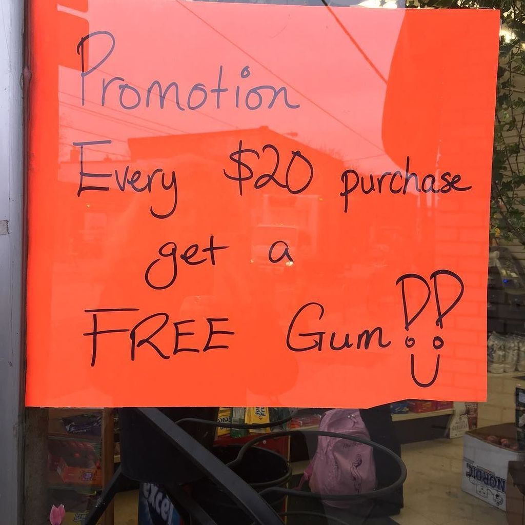 Every day I walk past this sign.  And every day  i read it wrong.