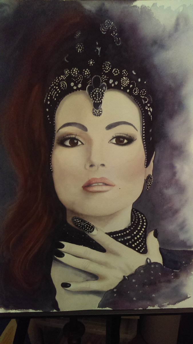 strokesbyhook's tweet photo. #ArtMatters  My latest painting of my Queen.  Love Lana! https://t.co/dCFxlVI0tg