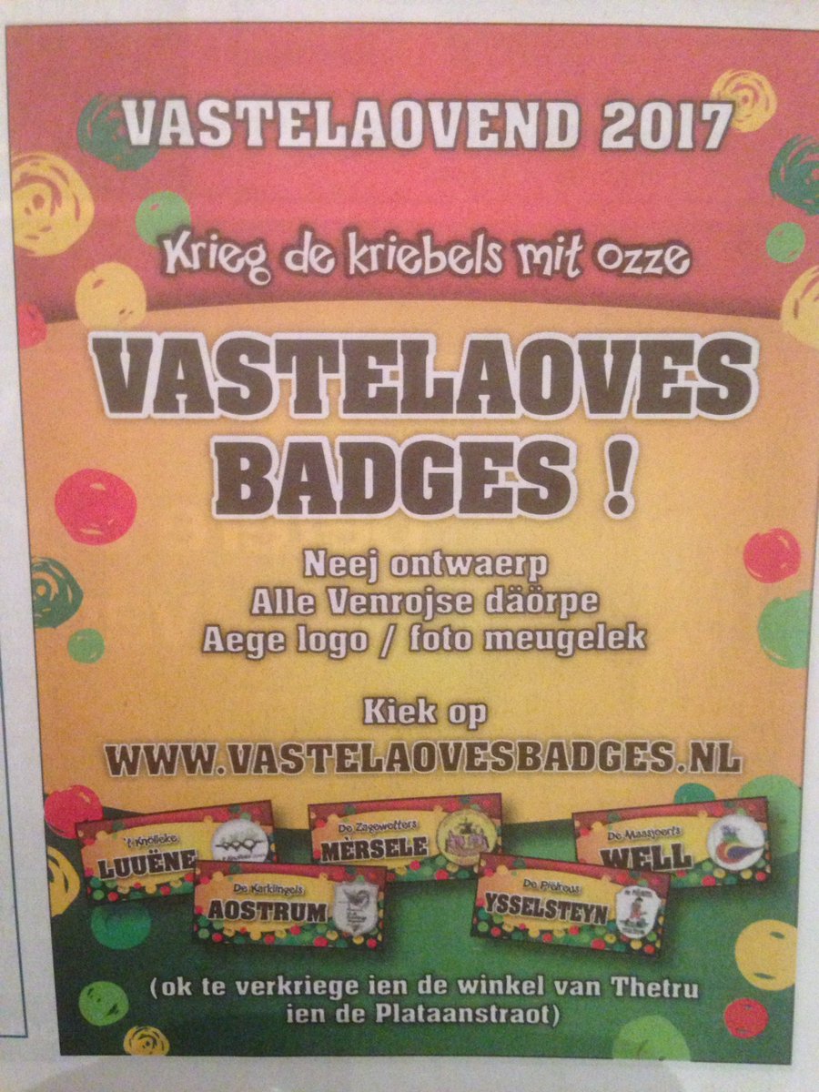 Bestel snel om onnodige stress vlak voor vastelaovend te voorkomen. Badges in allerlei vormen en kleuren. #vastelaovend #alaaf #bestelsnel