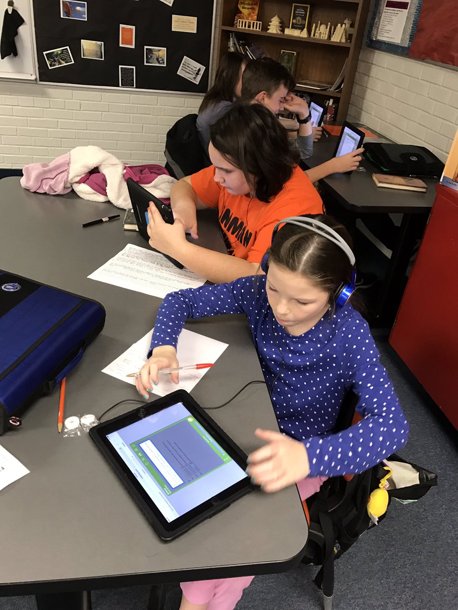 herronfive's tweet photo. Reading to learn is challenging- but we will prevail!  #LearningNewSkills #DrivingStudentSuccess @InmanSchools https://t.co/ge0pMA9L9m