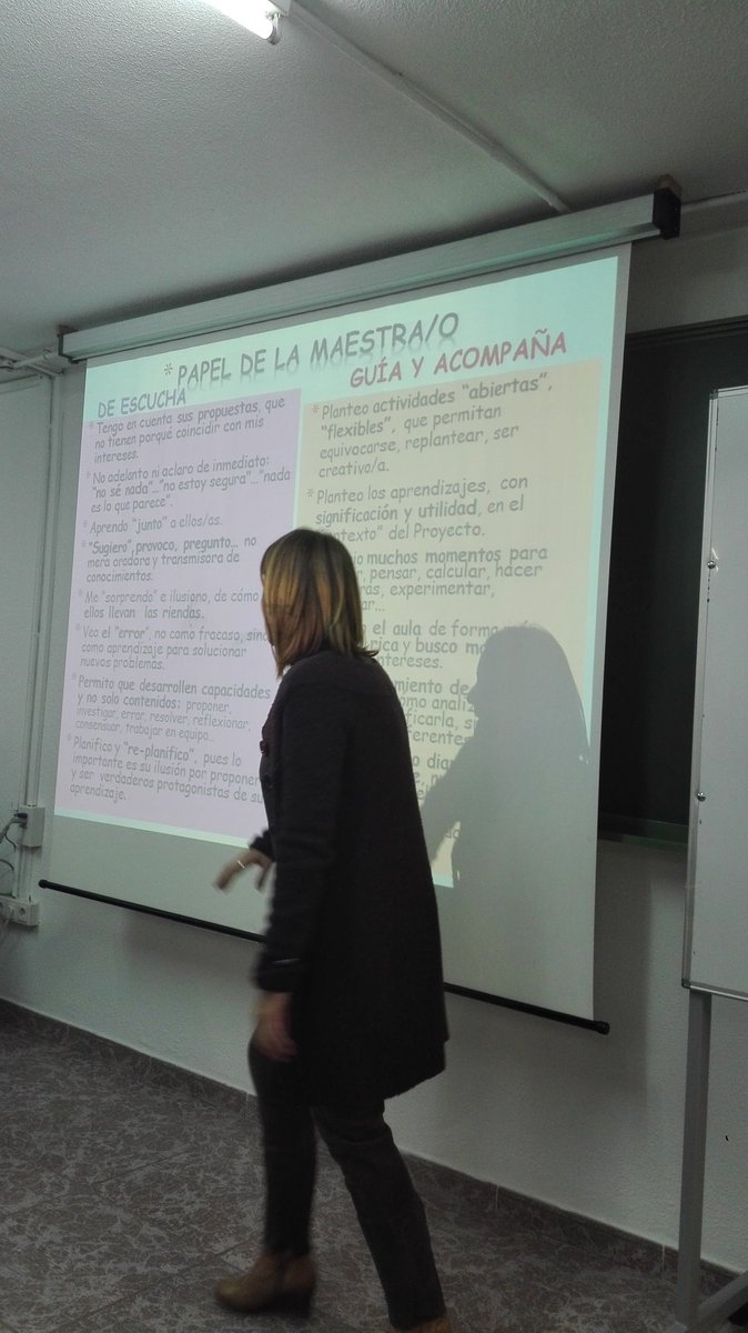 mlucenar's tweet photo. Las maestras del CEIP Luis de Góngora de Almodóvar nos ayudan a entender #ABP y el  Papel de maestra y maestro @beatriz_bcorpas @cepcordoba https://t.co/J4cLu1m28x