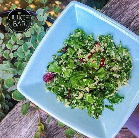 JuiceBarTTown's tweet image. Lunch at Juice Bar is always a good idea! Try our super food salad with one of our juices for a perfect lunch combo! #juicebarttown #rollide