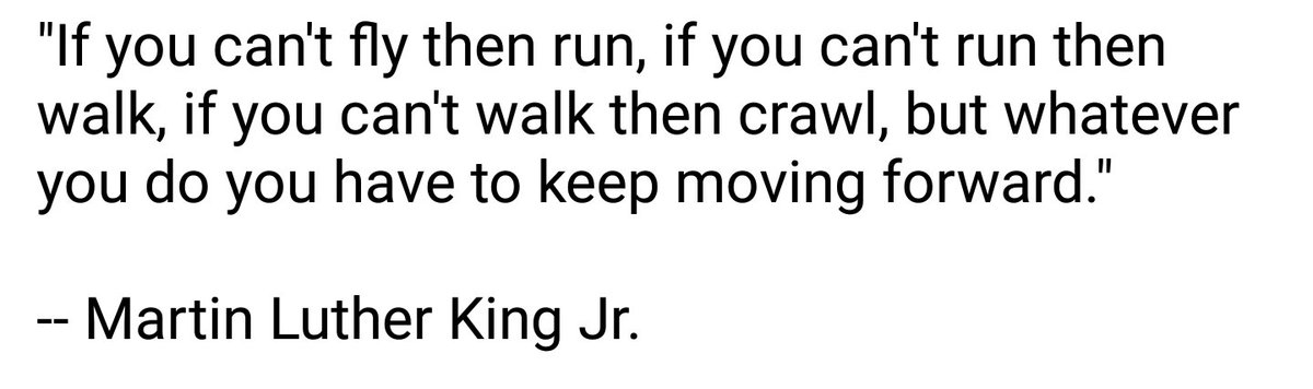 MaryLynn7373's tweet photo. #martinlutherkingquotes #audriandjimlanfordquotes #keepgoingquotes #lifequotes #moveforward #inspirationalquotes #motivationalquote https://t.co/NL41nXIOmN