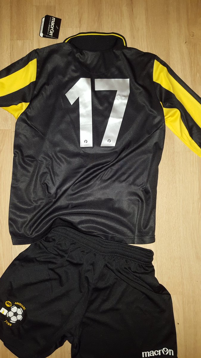 AberdareTown's tweet photo. Can't wait for our under 7s to wear this at the weekend thanks to @GameOnWales @MacronCardiff #upthetown #futurestars #silvernumbers https://t.co/m8PXzomrNO