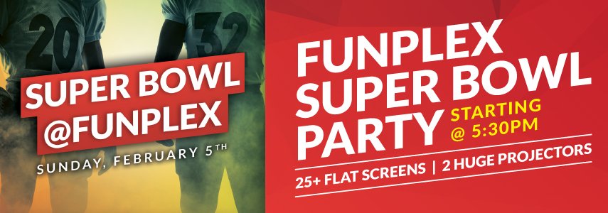 houstonfunplex's tweet photo. Join us for one of the best watch parties in Houston! #HoustonSuperBowl
#Houston #SuperBowl #houstonfunplex #HoustonTexans #Texans https://t.co/8SJ5BkJCPc