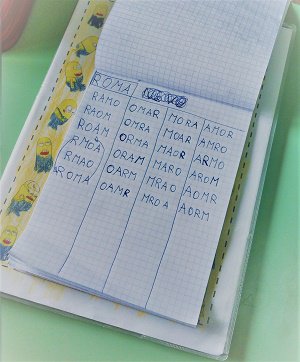 ColacinoSaveria's tweet photo. ANAGRAMMI #MoocMasterUnito: Rappresentazioni libere.
In quanti modi diversi si possono disporre le lettere della parola ROMA? https://t.co/c4X4vv4MDb