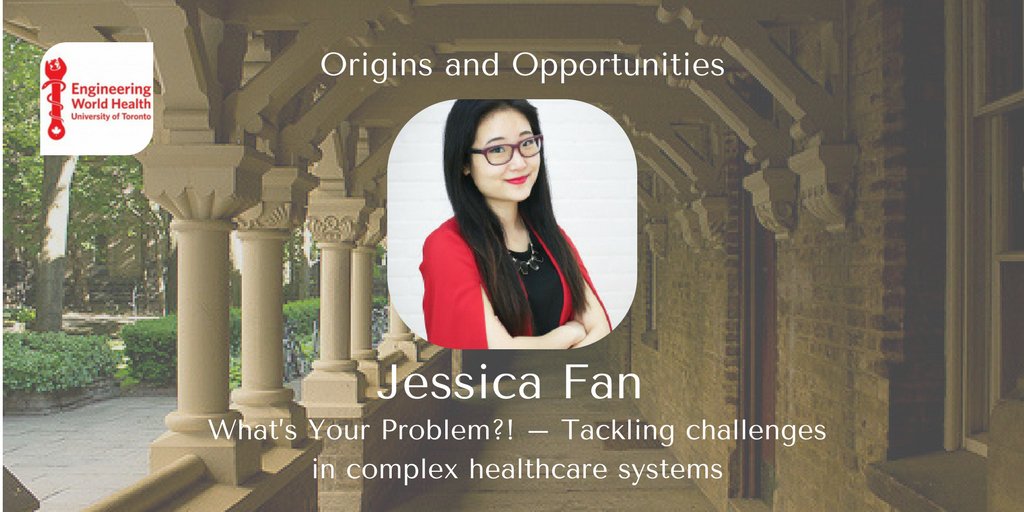 Find out "What's Your Problem?!" at tomorrow's workshop on tackling challenges in healthcare w/ Jessica Fan of @journeyinnovate #2017EWHS