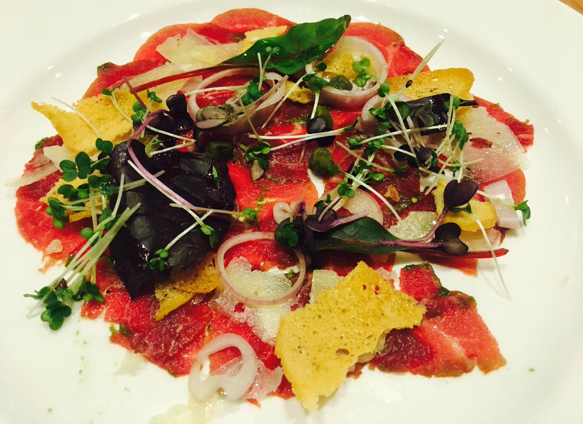 DownthehatchNI 🍽 (@downthehatchni) on Twitter photo Enjoyed every morsel of this beef carpaccio today <a href="/Thebargrill/">The Bar + Grill</a> #JamesStSouth w/<a href="/Highheeledlady/">Highheeledlady</a> w/a side helping of bread & <a href="/AbernethyButter/">Abernethy Butter</a>! Enjoyed every morsel of this beef carpaccio today <a href="/Thebargrill/">The Bar + Grill</a> #JamesStSouth w/<a href="/Highheeledlady/">Highheeledlady</a> w/a side helping of bread & <a href="/AbernethyButter/">Abernethy Butter</a>!