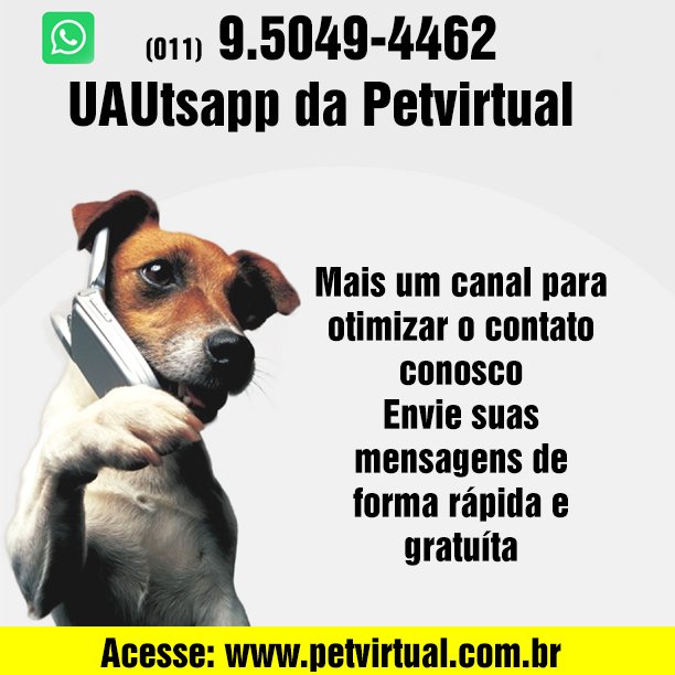 Pet_Virtual's tweet image. Chama no Whats!

#whatsapp #vendasonline #petshop
