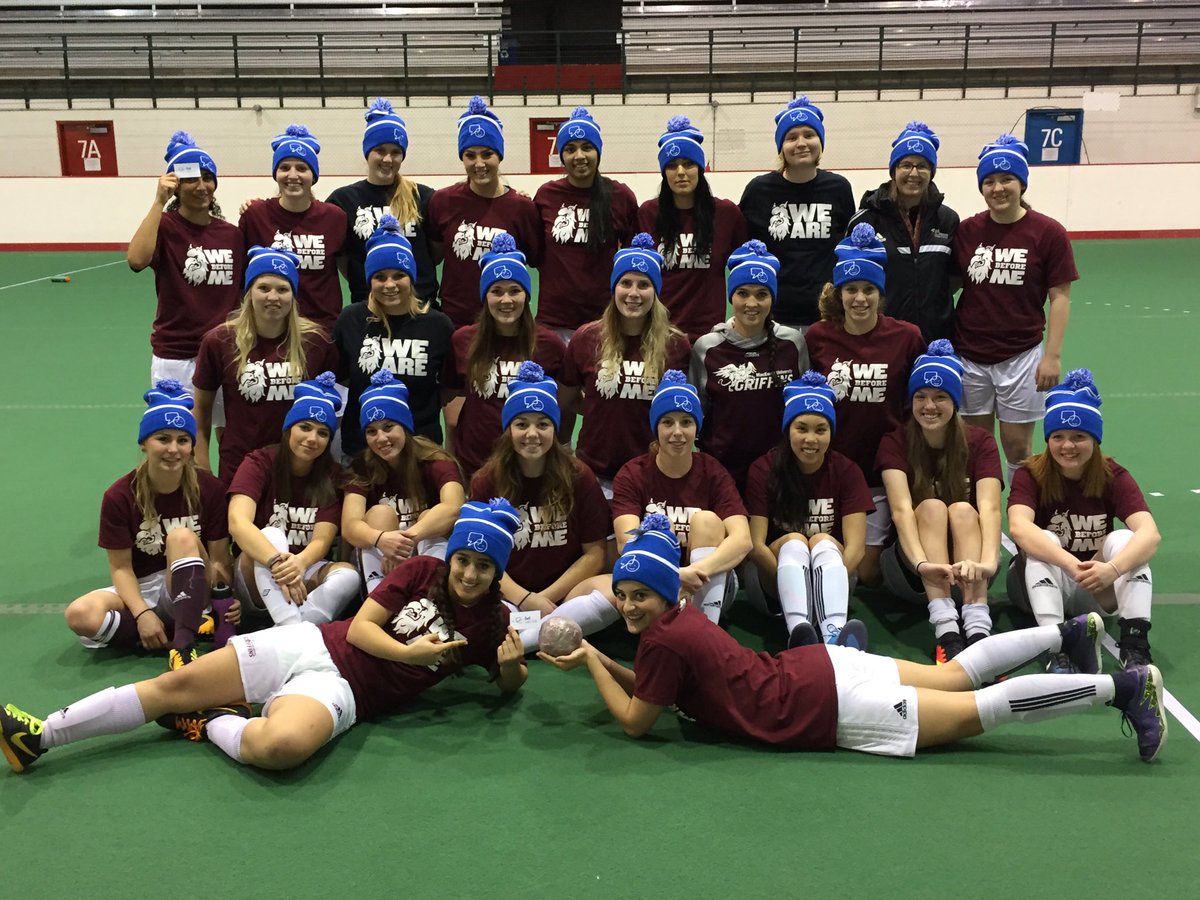 Griffins_WSOC's tweet photo. @MacEwanGriffins WSOC is making some noise for mental health. End the stigma! #BellLetsTalk #oneteamformentalhealth @Bell https://t.co/aj15TsO2Wk