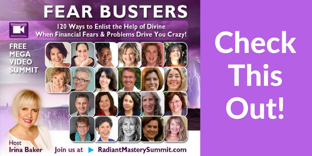 ConfidenceBldr's tweet photo. Join me &amp; other spiritual entrepreneurs #fearbusters Video Summit money fears &amp; Divine Intervention, tame yr $ fears https://t.co/2VGAZ1m0Vf https://t.co/3rWanU8iaz