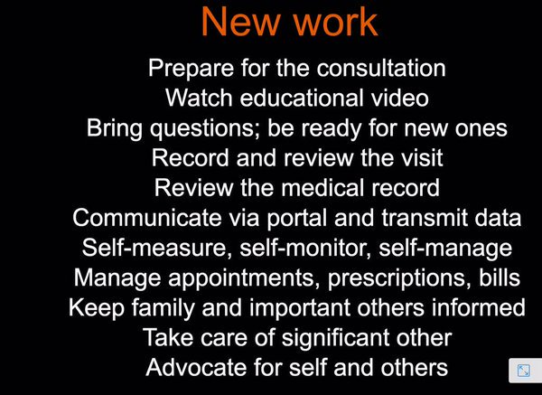 Annie_LeBlanc's tweet image. On the added work we&apos;re asking pt &amp;amp; family (on top of burden of illness) @vmontori #CareDesign17 #KERUnit