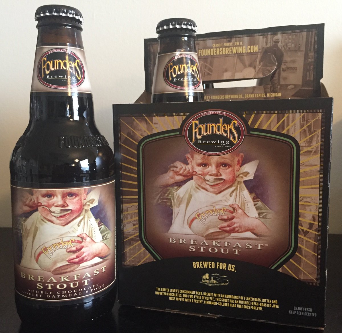 It's only Thurs, but we are already thinking about brunch &amp; <a href="/foundersbrewing/">Founders Brewing Co.</a> Breakfast Stout! Find it near you @ bit.ly/1eGdFYm