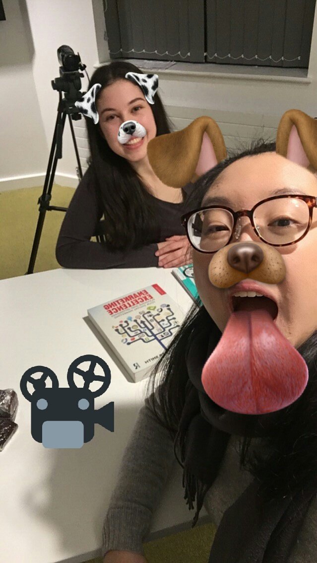 ImpatientIGens's tweet photo. Post-filming selfie with Igen! 😃📱📖
IMPATIENT to see the video? Stay tuned with Igen 'cause it's gonna be up soon! #igens #video #impatience https://t.co/G7E778kFtR