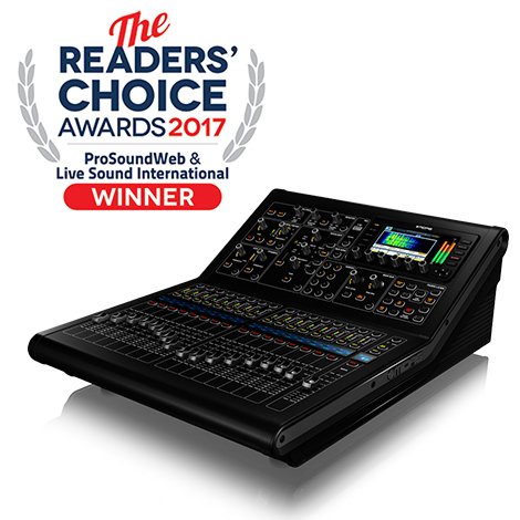 MIDASconsoles's tweet photo. WINNER! @ProSoundWeb have crowned the @MIDASconsoles M32R as best Digital Small Format console at #NAMM2017. Thanks all of you at home! https://t.co/o7Dl9Cx49r