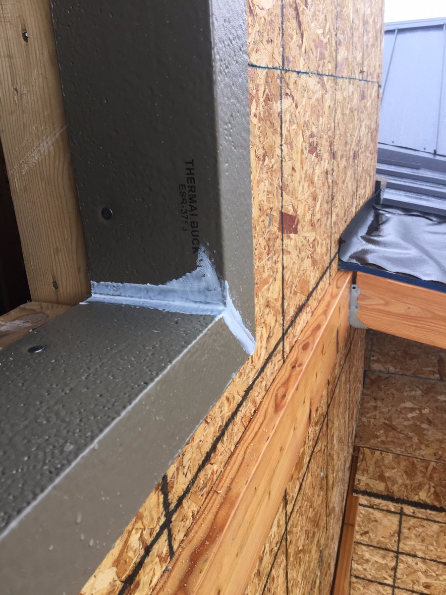 ThermalBuck's tweet photo. Installing windows w/ #rigidfoam? ThermalBuck extends the rough opening, creates flush plane for cladding #outsulation #buildingenvelope https://t.co/HFeAvAVsFw