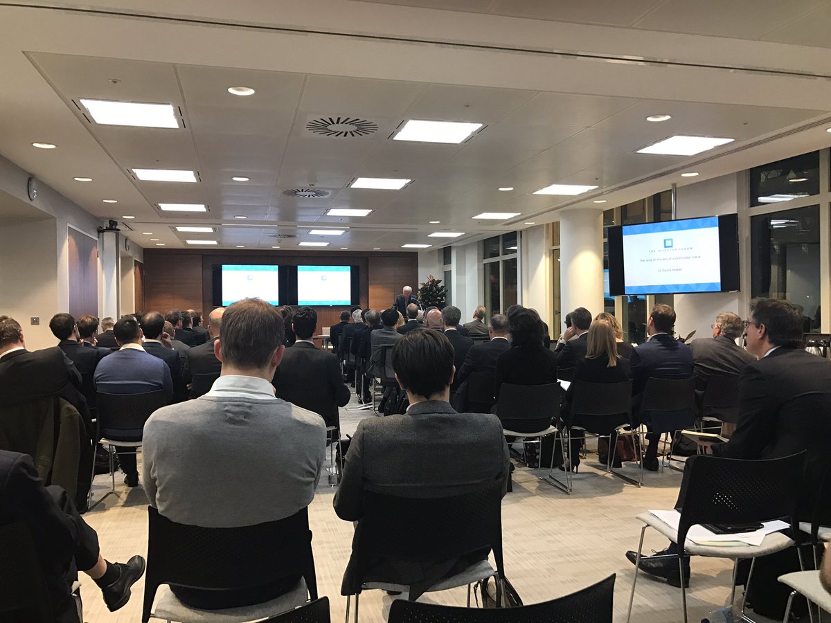 Sir David Walker at Investor Forum  discussing #Longtervalue. Read more on EY.com/longtermvalue
