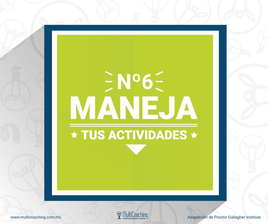 MultiCoachingMx's tweet photo. Anota seis actividades por día para alcanzar tu meta, esto mantiene tu mente enfocada y menos propensa a las distracciones #MultiCoaching https://t.co/aLiuMU9zQT
