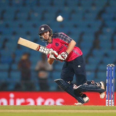 PCA's tweet photo. Two @PCA members @crossy16 &amp; @calummacleod640 guide @CricketScotland to victory over @Omancricket in @Desert_T20 https://t.co/S2cxeQ4le7