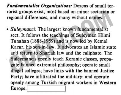 abdullahciftcib's tweet photo. Halka açılan CIA belgelerinde Süleymancılar ‘terörist organizasyon’ olarak tanımlanmış.
FETÖcüleri fişlememişler https://t.co/RkNgJI6a0G