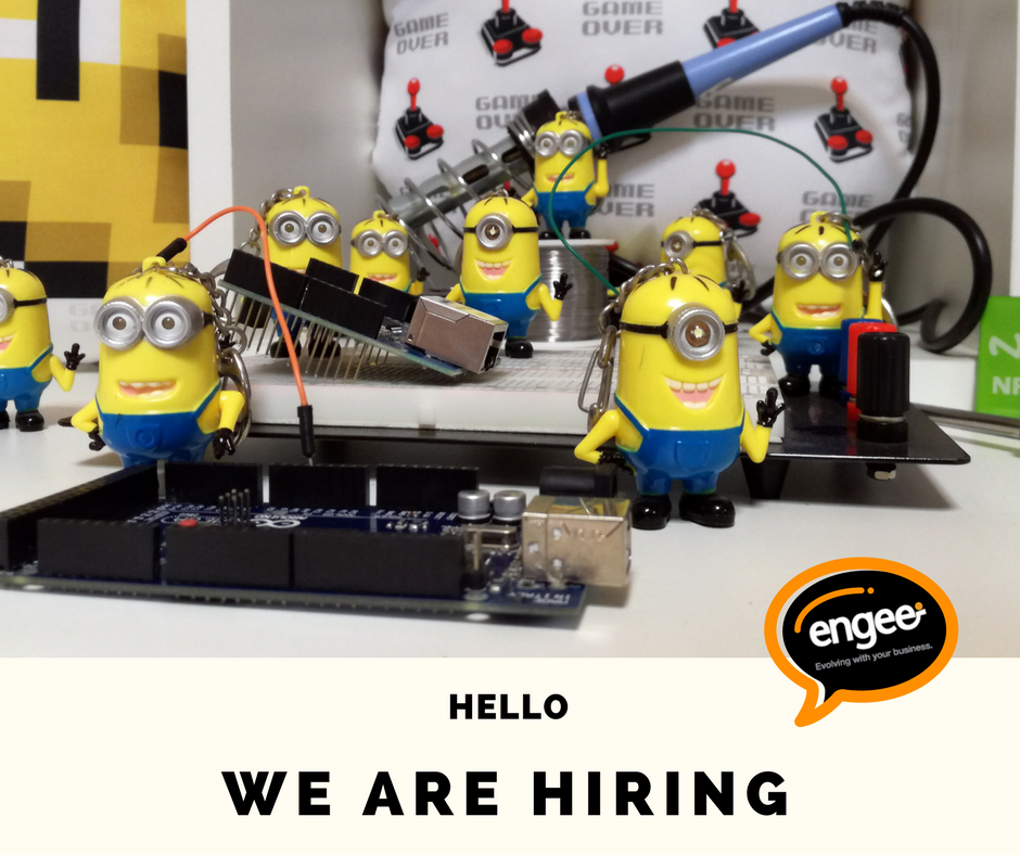 engeeit's tweet photo. Tenemos #minions de regalo bienvenida para los nuevos integrantes que se suman al plan de carrera de Engee IT 🙆 https://t.co/uCYiUV1PtF https://t.co/WuupgI6ozu