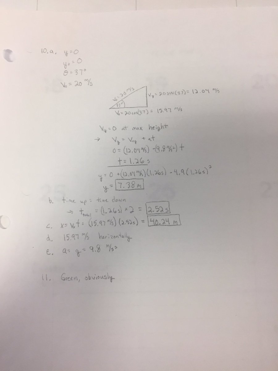 SMSciTeach's tweet photo. Part 2 physics.  #testprepisbest https://t.co/LodvyfF94y