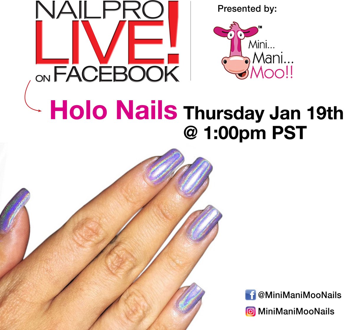 NailproMagazine's tweet photo. We have a very special guest coming to our studio today! @realminimanimoo https://t.co/hjJ5bLVY76 https://t.co/ngyqV7DjOD