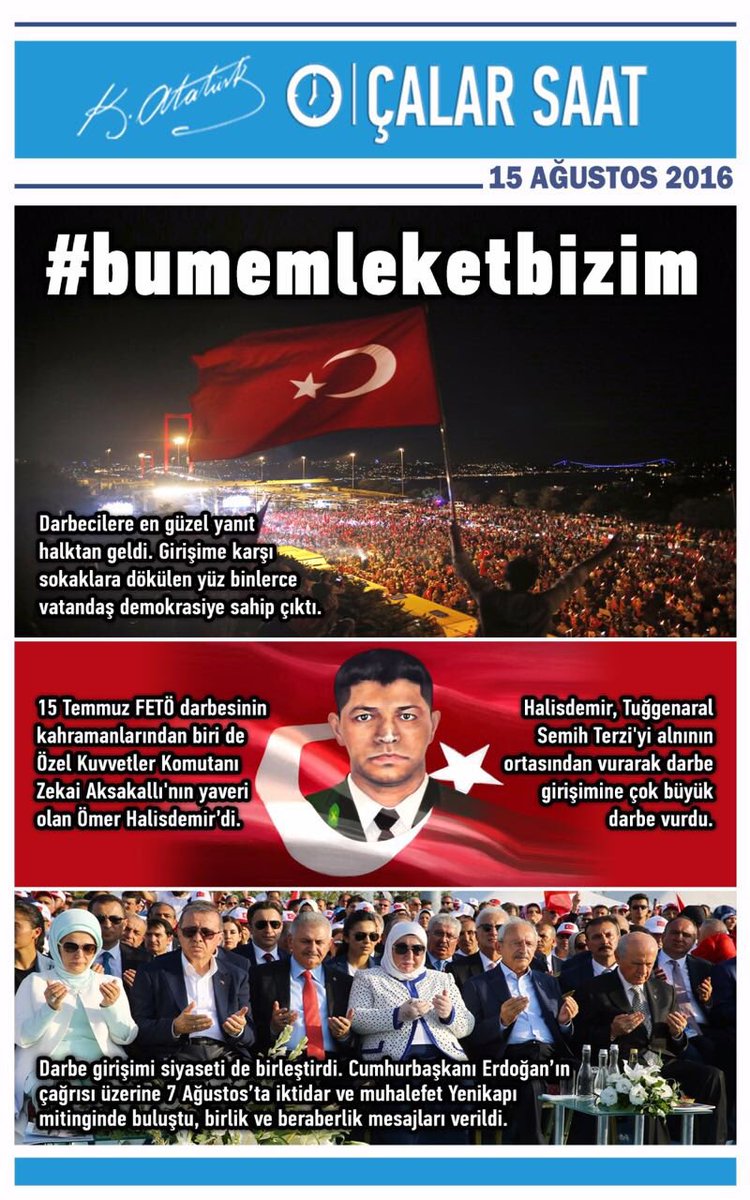 CumhurbaskaniX's tweet photo. 15 Temmuz darbesi başarılı olsaydı gezi olaylarında ölenlerin katili diye Erdoğan ve destekçileri mahkum edilip solun desteği alınacaktı. https://t.co/5WKykOG29z