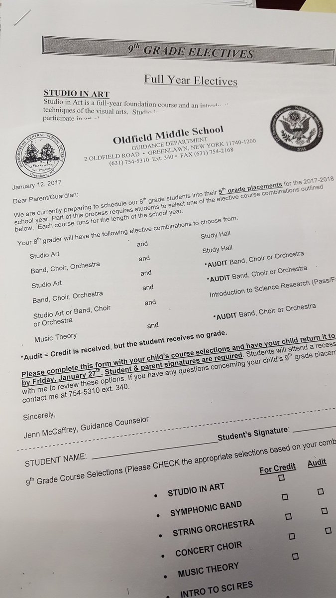 Oldfield_MS's tweet photo. 8th grade students are coming home today with some important info and options for their high school schedules. https://t.co/Q9ANGrVJBW