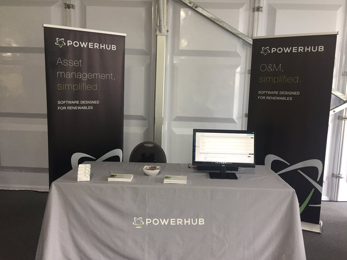 Power_Hub's tweet photo. Didn't meet one of our team members at speed networking? Stop by & see how we can help simplify your asset management #solarAMP https://t.co/sHlq8ltUT8