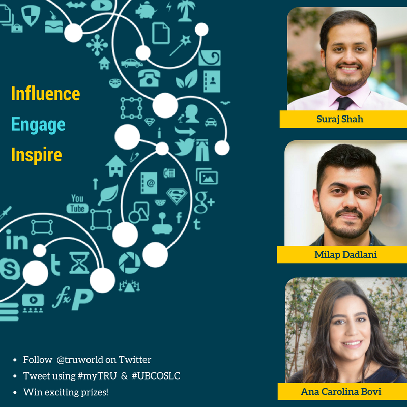 surajshah03's tweet photo. See you at @UBCOSLC as we speak on effective #leadership to influence, engage and inspire students on campus! #UBCOSLC #myTRU #curiousity https://t.co/IsYgPZpl18