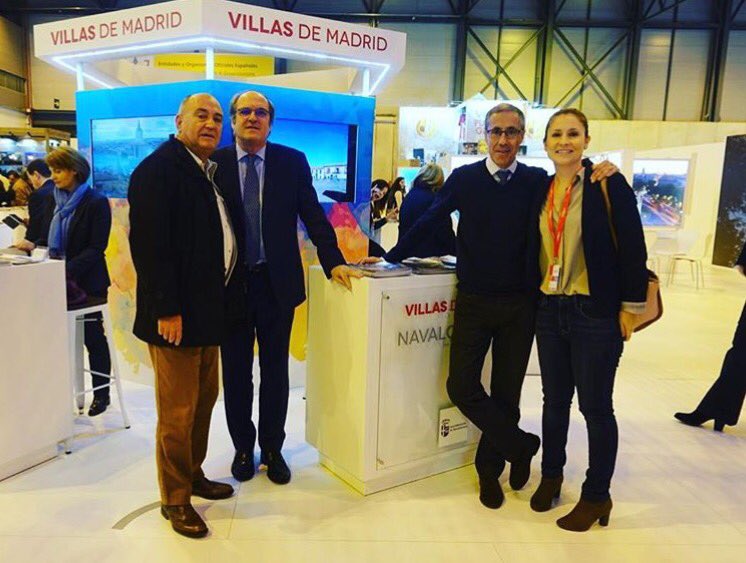 LeticiaCorreas_'s tweet photo. #Navalcarnero presente en @fitur_madrid . Con @equipoGabilondo , @JuanLJuarez_ y el alcalde José Luis Adell https://t.co/69Zs0iUM6q