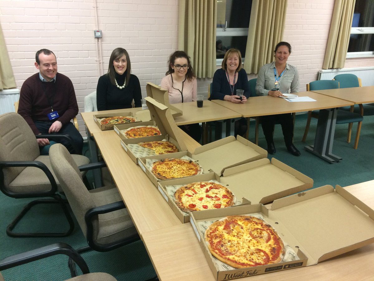 QIwestForum's tweet photo. Great success for the first meeting of Altnagelvin QI pizza club! Several potential projects explored and planned! Here's to next time. https://t.co/GJupRxWmZ2