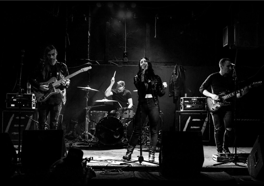 woodshedart's tweet photo. Great to see these custom grill cloths on stage with @leavearthband! 
#woodshed #stageart #customamp #grillcloth #guitar #amp https://t.co/CqGF6Br6CV