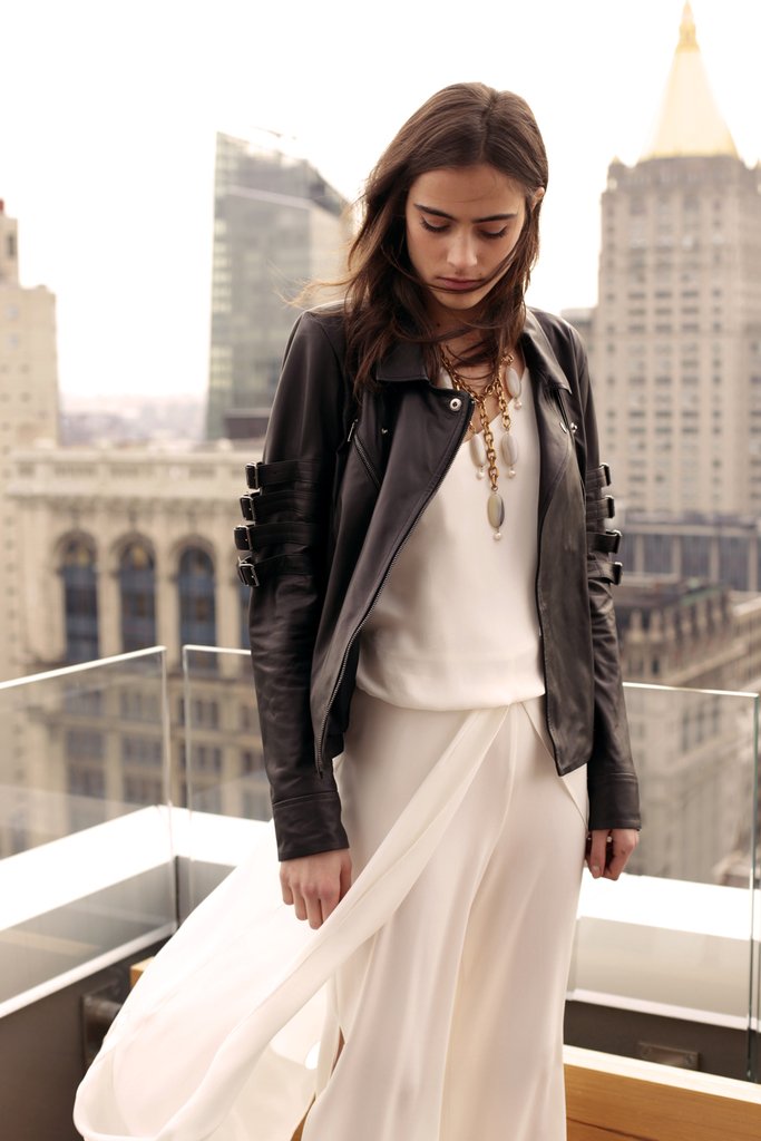 Meet your new favorite wardrobe staples: leather jackets, edgy blazers, and embellished tees // With the Band Jacket bit.ly/2jwihq4