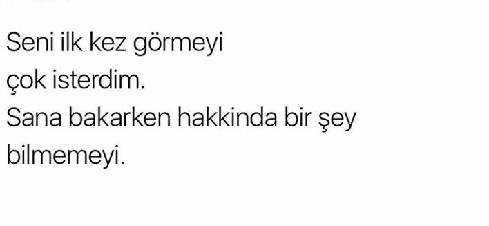 Tanışmamış olmayı isterdim