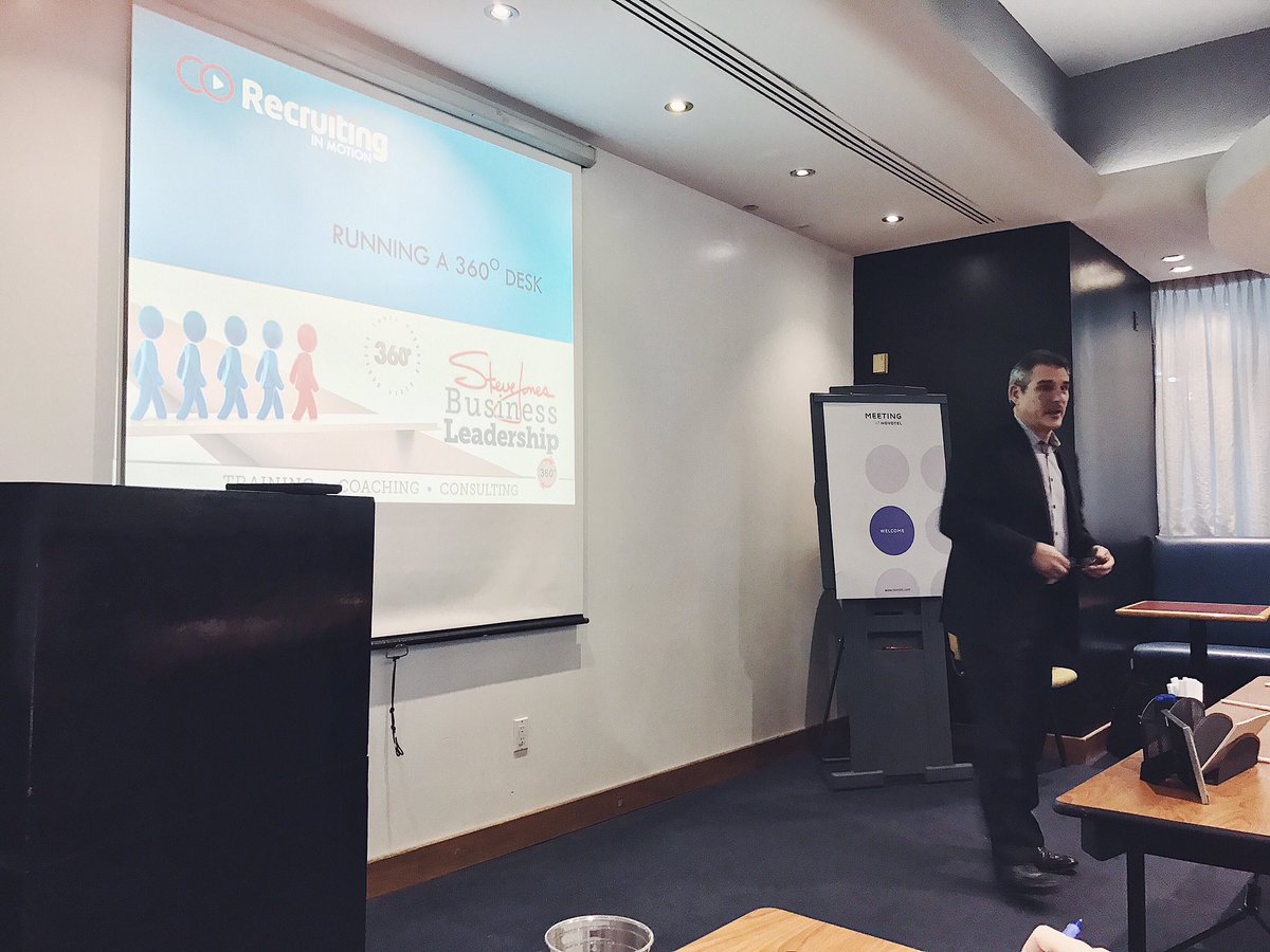 Recruit_motion's tweet photo. @Jones4staffing sharing great recruiting information at our #RIM2017 kickoff meeting #recruiting #RecruitingInMotion https://t.co/IEDX4QPO0l