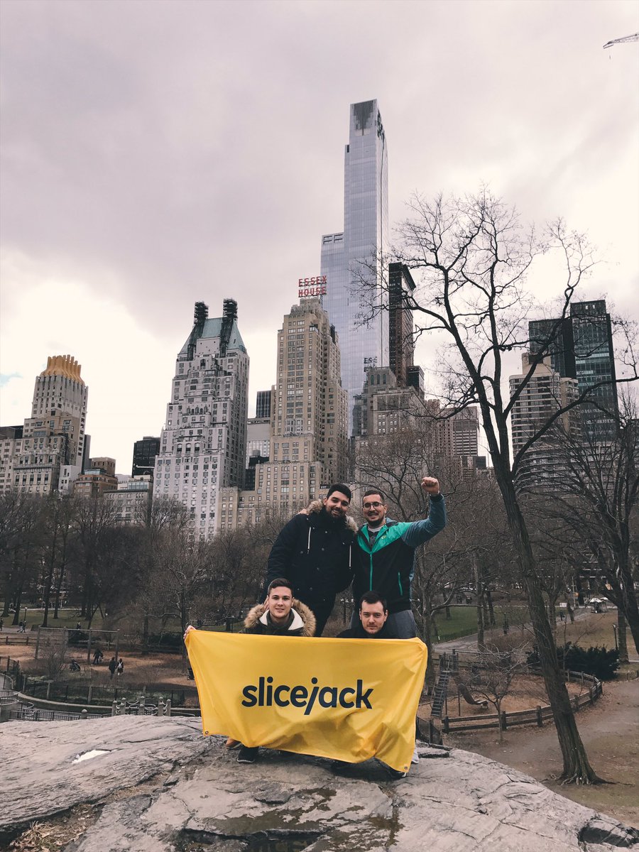 Slicejack's tweet photo. Slicejack team in NYC! 💥🌆 @AlenVuletic @IvoLimic #nyc #newyork #slicejack https://t.co/cSite3DiuB