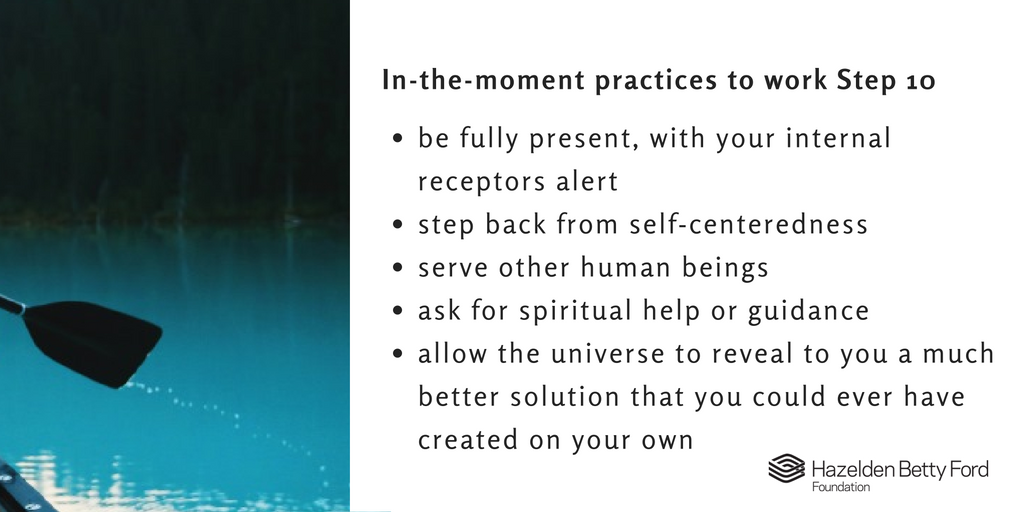 hazldnbettyford's tweet image. Brief, in-the-moment practices to work #Step10 throughout your day: bit.ly/2eRuVvW #recovery #XA