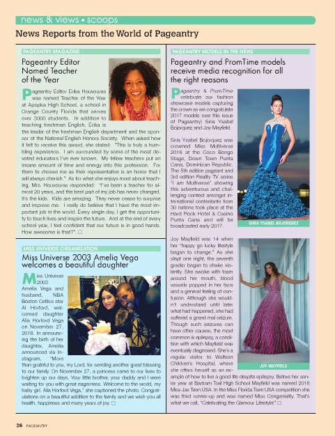 MissMultiverse's tweet image. Miss Multiverse 2016 - Siria Bojorquez in Pageantry and PromTime Magazine @HRHPuntaCana @cocobongopcana More photos: pageantrymagazine.com/Digital/pagean…