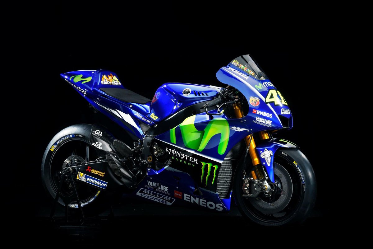 smnfull's tweet photo. Svelate le nuove livree #yamaha #movistar #MotoGP #2017 @ValeYellow46 @maverickmack25 @YamahaMotoGP https://t.co/6PdfnbjXJc