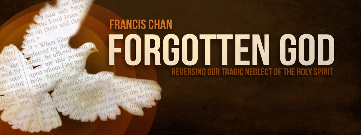 CrossoverORL's tweet image. Tonight we'll be talking about the Holy Spirit, using Francis Chan's teaching series Forgotten God.