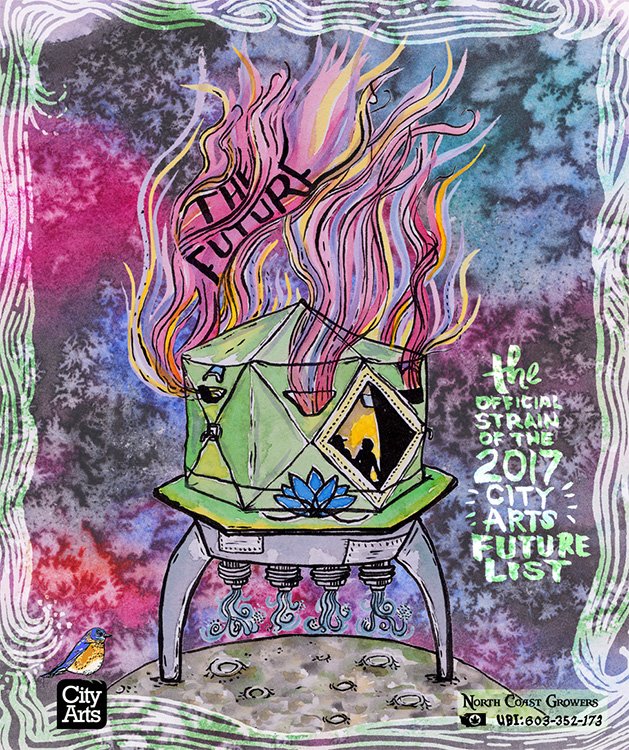 City_Arts's tweet photo. [Sponsrd] @LiveDockside has The Future List Strain from @SlowLorisStudio &amp; @NorthCoast502, a % of proceeds go to @ArtistTrust! #livedockside https://t.co/HemR6TtIDL