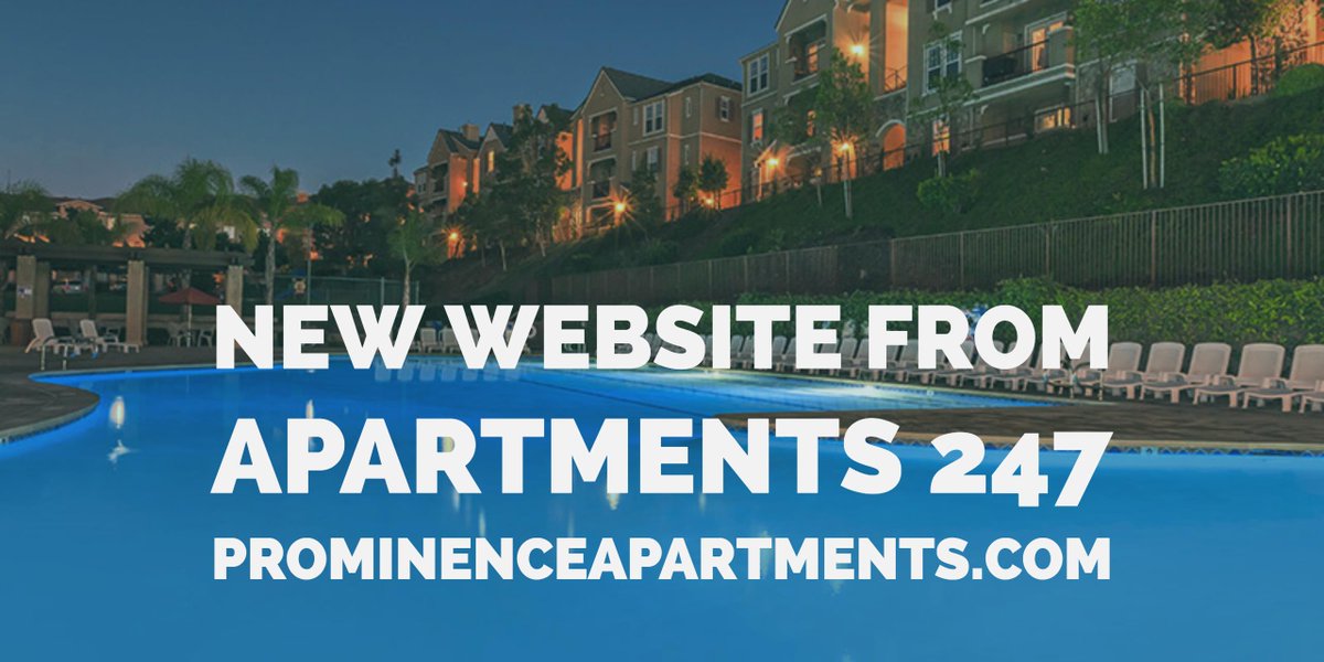 Prominence Apartments in San Marcos, California just launched. Check out this new custom responsive site!
ProminenceApartments.com