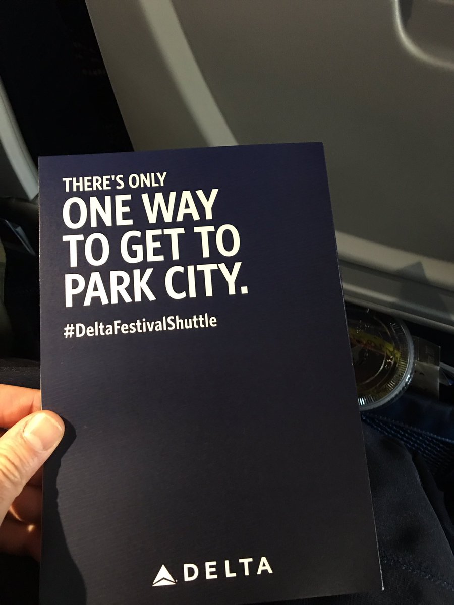 NeilParris's tweet image. Sundance with @showmetheravi @davidbernad @delta #deltafestivalshuttle